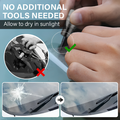Homvella GlassFix — Windshield Chip & Crack Repair Kit
